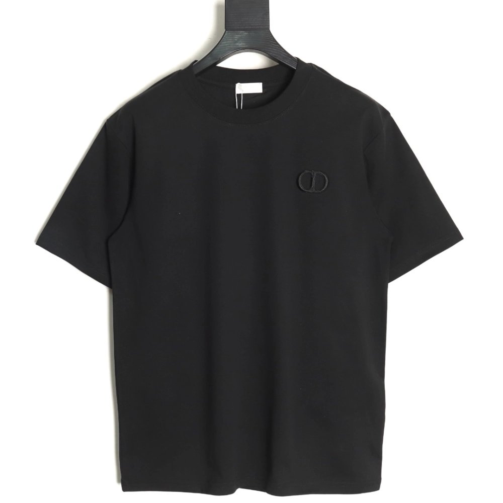 Dior classic CD embroidered letter short sleeve,Dior