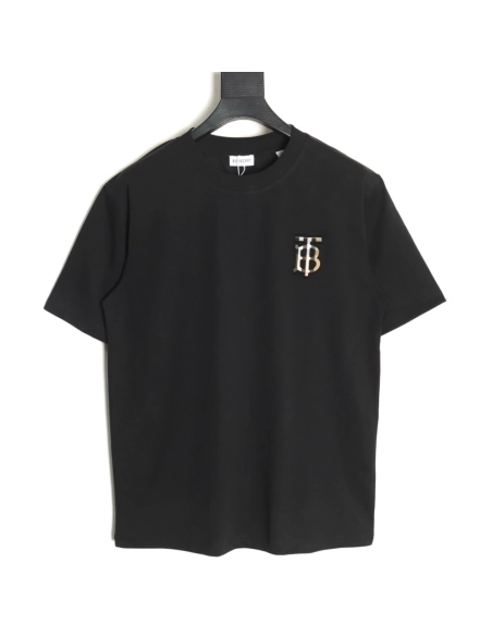 Burberry chest plaid B letter short sleeves TSK1,Burberry
