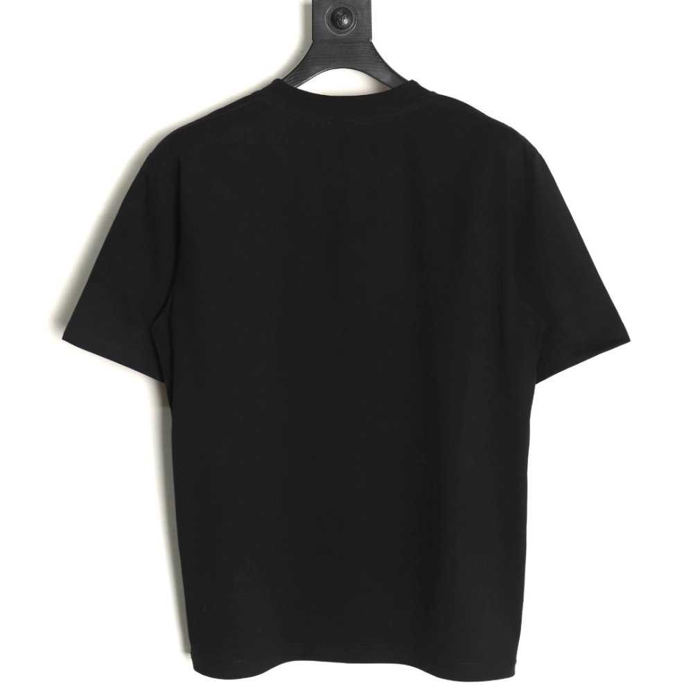 Burberry chest plaid B letter short sleeves TSK1,Burberry