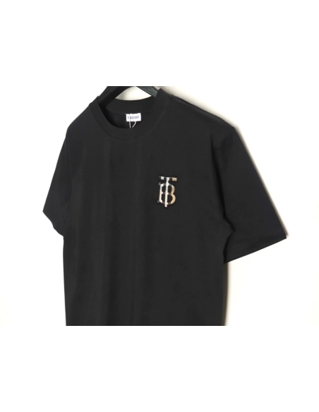 Burberry chest plaid B letter short sleeves TSK1,Burberry