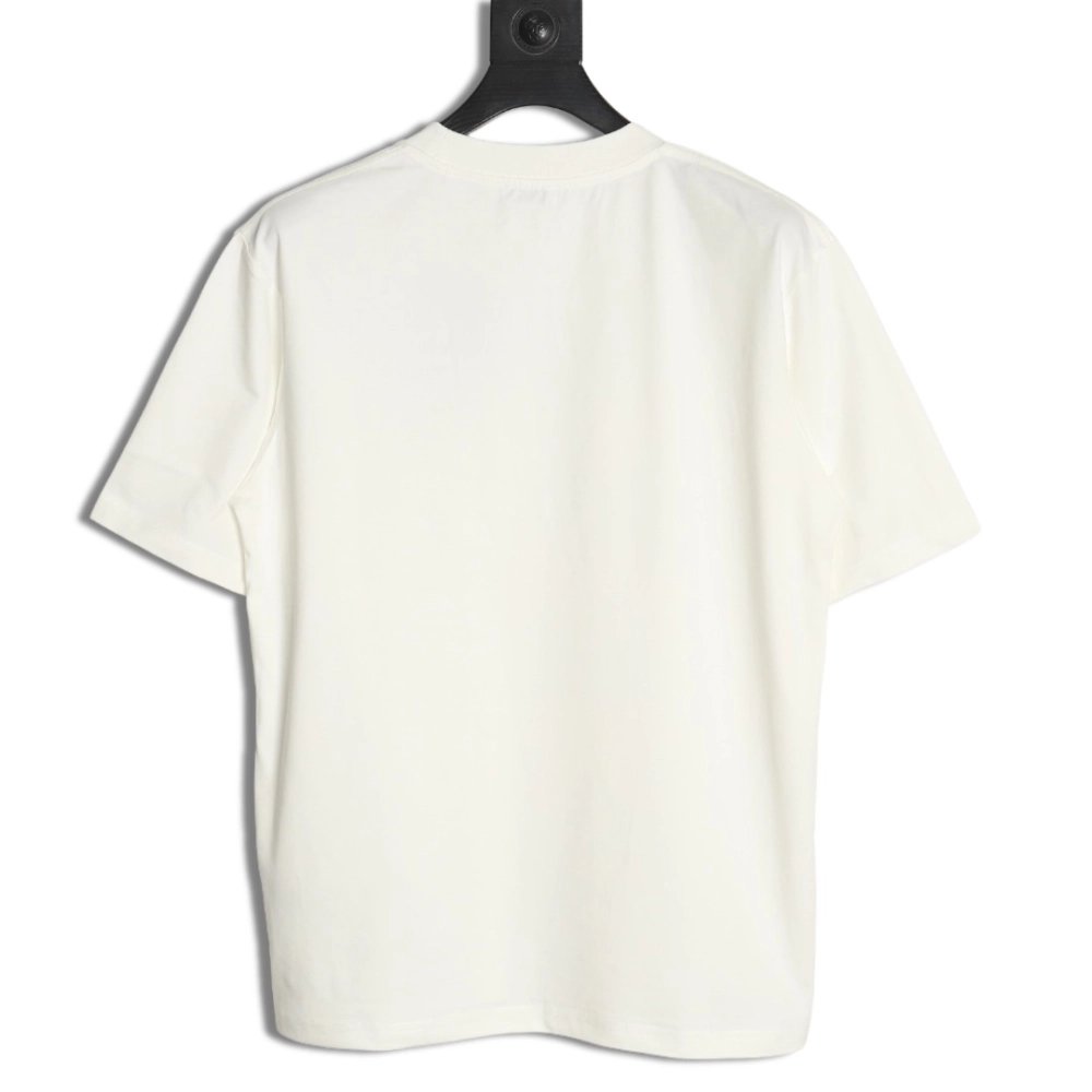 Burberry chest plaid B letter short sleeves,Burberry