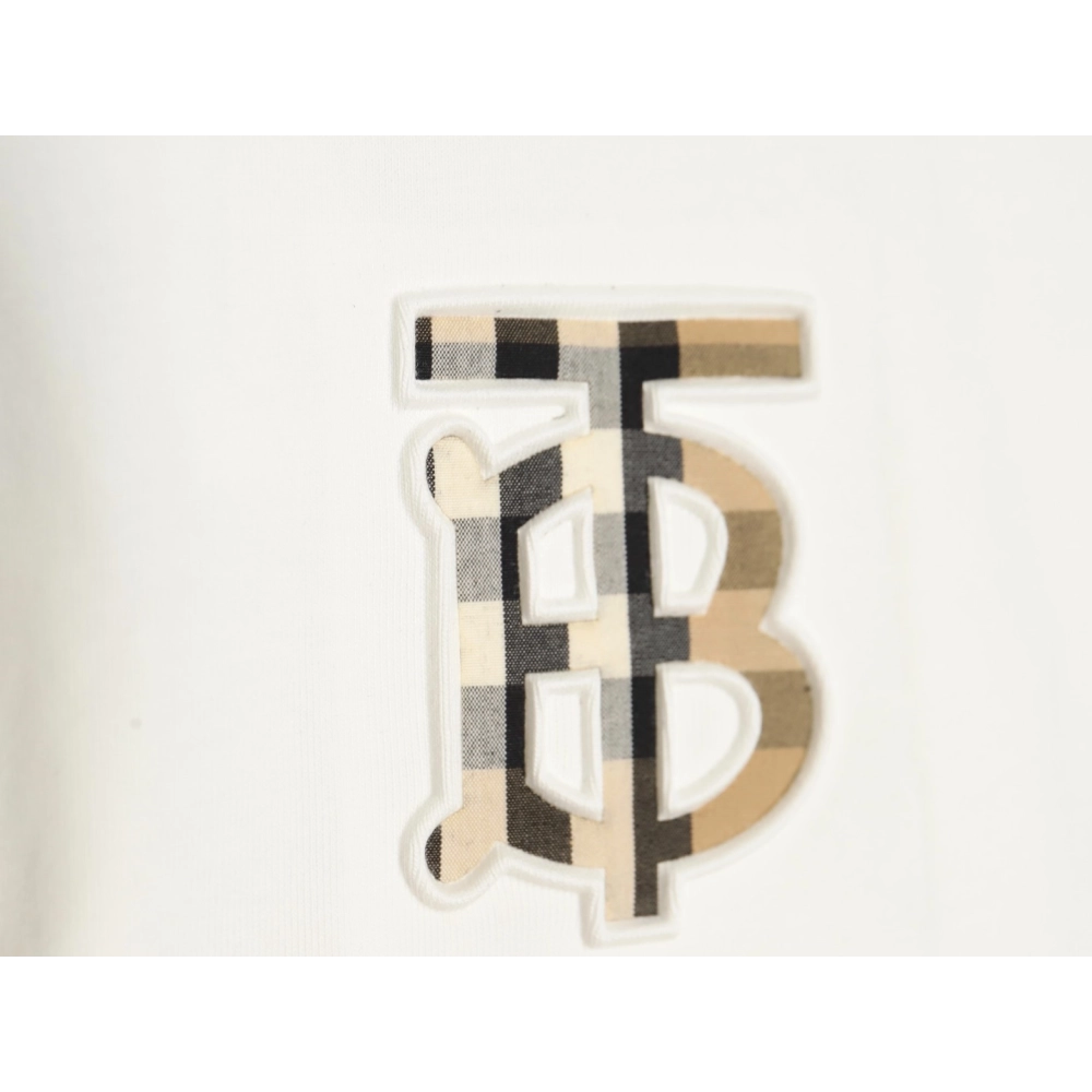 Burberry chest plaid B letter short sleeves,Burberry