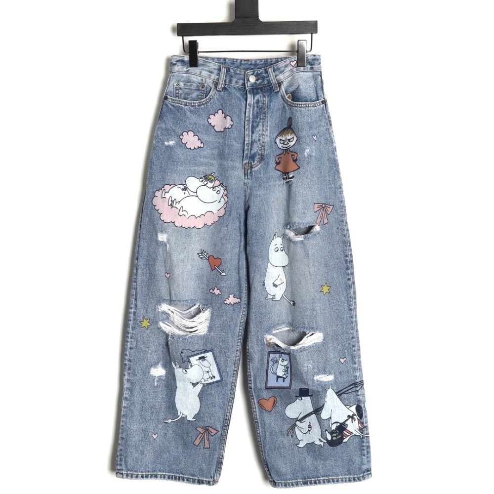 Acne Studios Diverse Graffiti Jeans,Acne Studios
