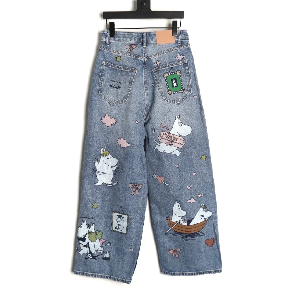Acne Studios Diverse Graffiti Jeans,Acne Studios