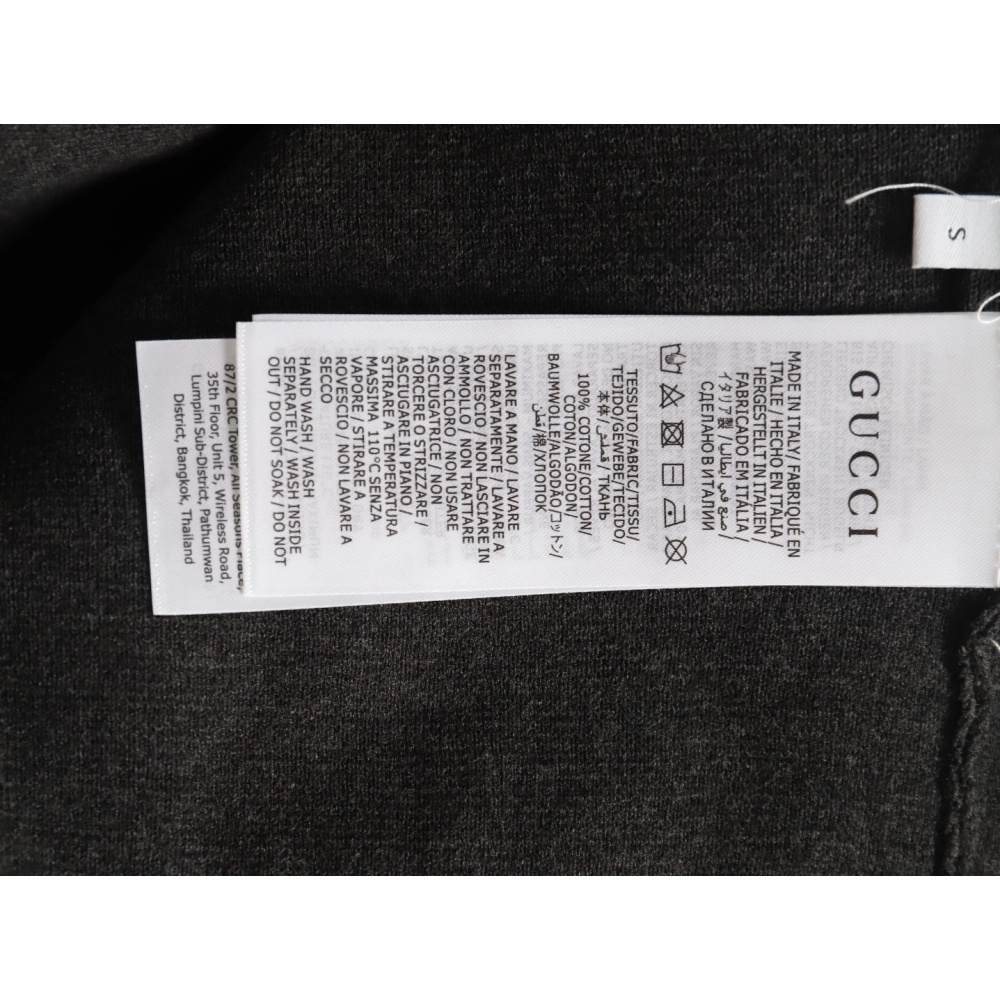 Gucci collar intarsia knitted short-sleeved T-shirt,Gucci