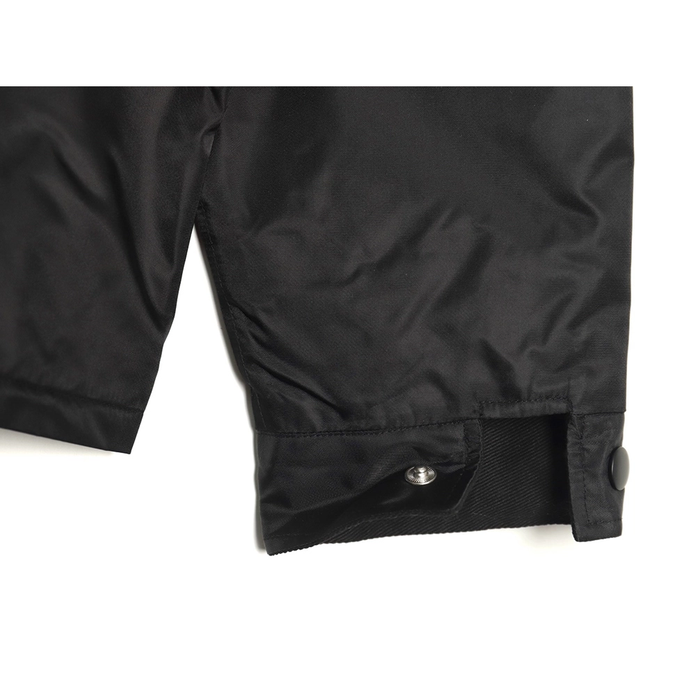 Prada triangle logo flap cotton jacket,Prada