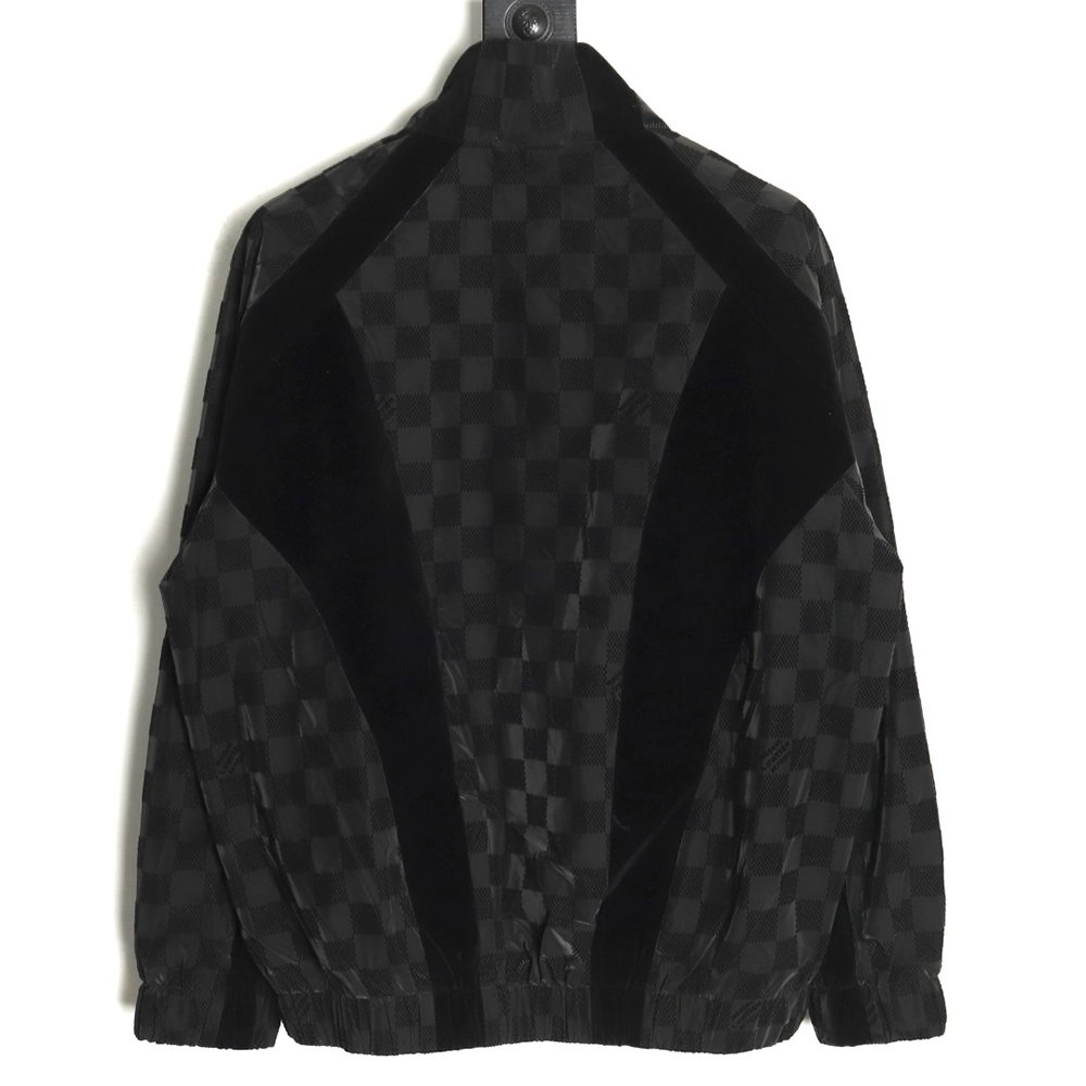 Louis vuitton checkerboard letter flocked jacquard jacket,Louis Vuitton