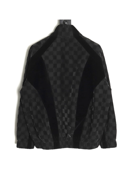 Louis vuitton checkerboard letter flocked jacquard jacket,Louis Vuitton