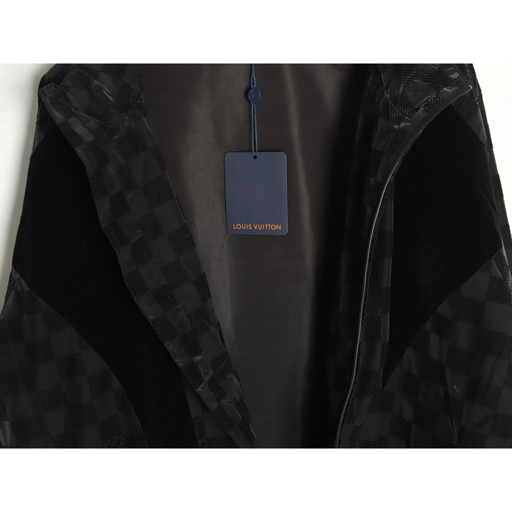 Louis vuitton checkerboard letter flocked jacquard jacket,Louis Vuitton