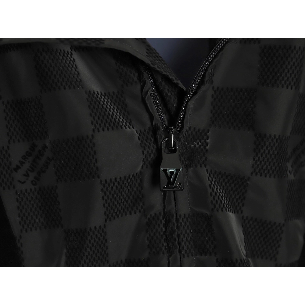 Louis vuitton checkerboard letter flocked jacquard jacket,Louis Vuitton