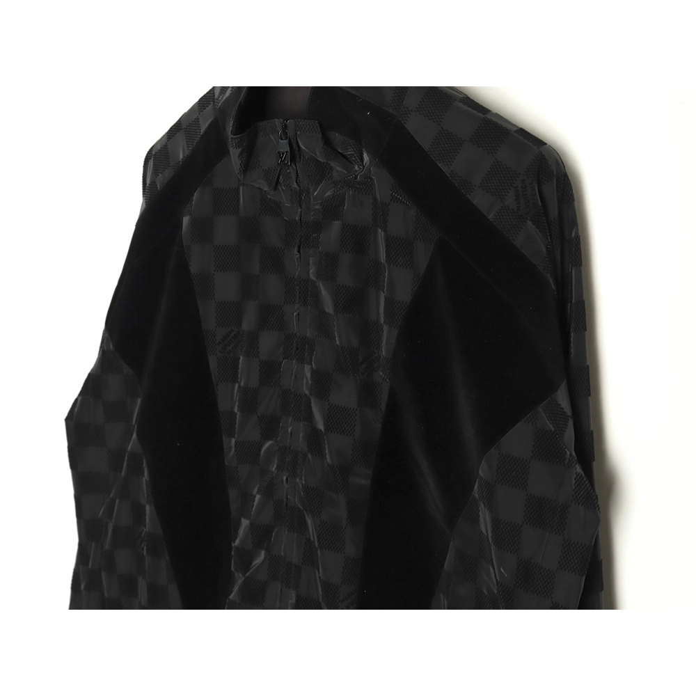 Louis vuitton checkerboard letter flocked jacquard jacket,Louis Vuitton