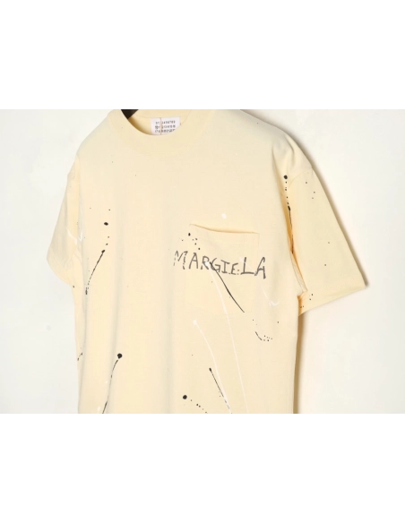 Maison Margiela splash print short-sleeved T-shirt,Maison Margiela