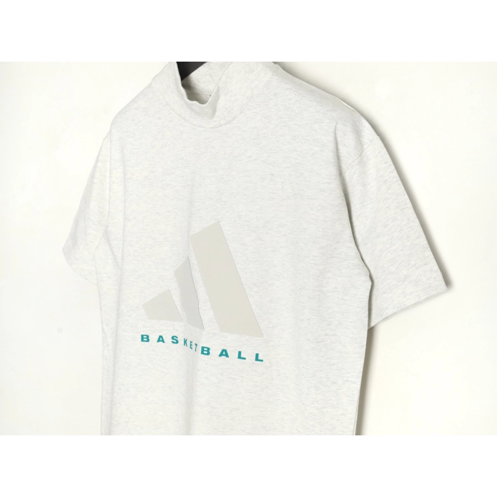 Adidas Basketball Silicone Short Sleeve T-Shirt,ADIDAS