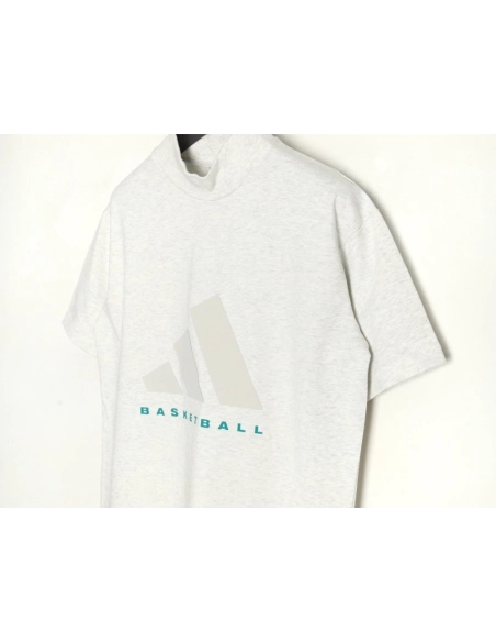 Adidas Basketball Silicone Short Sleeve T-Shirt,ADIDAS