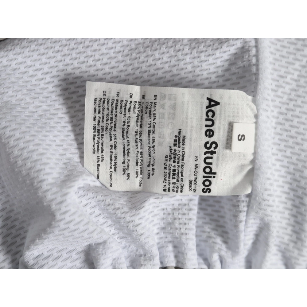 Acne Studios embroidered washed jacket,Acne Studios