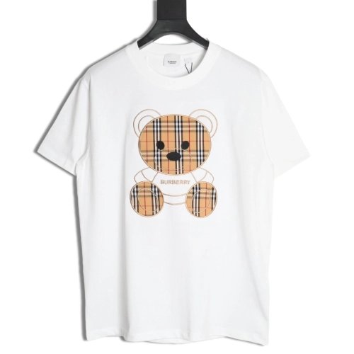 Burberry bear embroidered chest T-shirt,Burberry