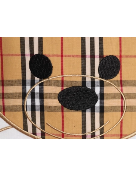 Burberry bear embroidered chest T-shirt,Burberry