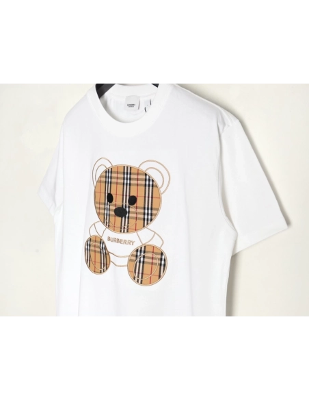 Burberry bear embroidered chest T-shirt,Burberry