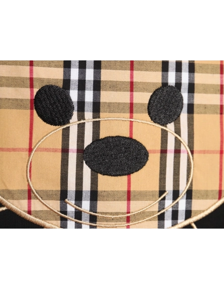 Burberry bear embroidered chest T-shirt TSK1,Burberry