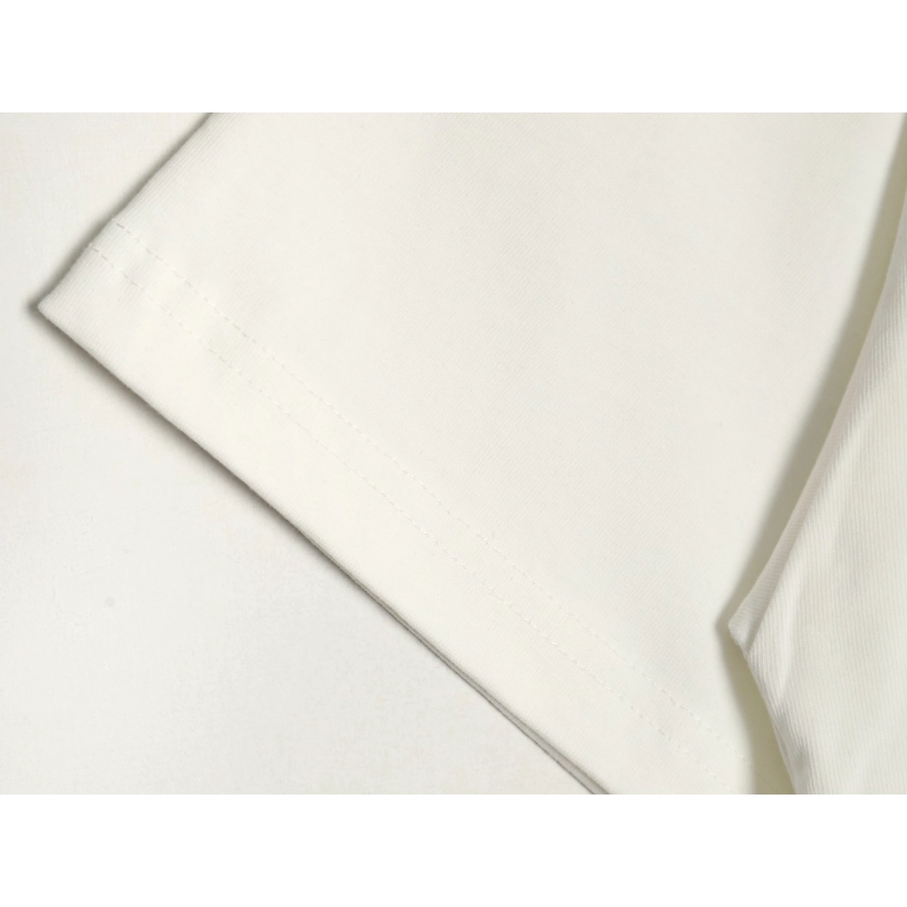 Prada Classic Anchor Triangle Print Round Neck T-Shirt,Prada