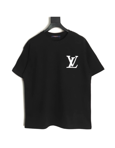 Louis Vuitton Back Checkerboard Short Sleeve T-Shirt TSK1,Louis Vuitton