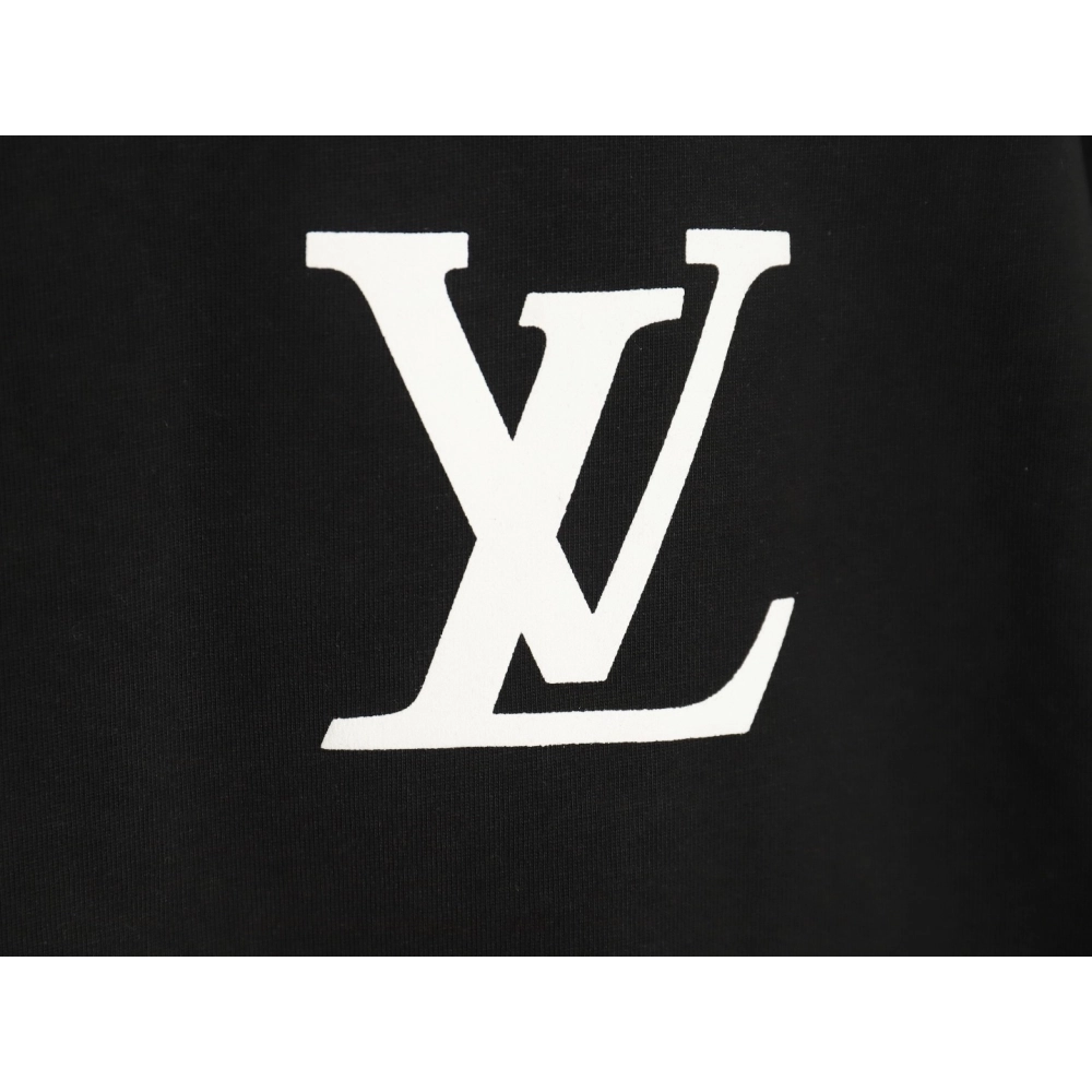 Louis Vuitton Back Checkerboard Short Sleeve T-Shirt TSK1,Louis Vuitton
