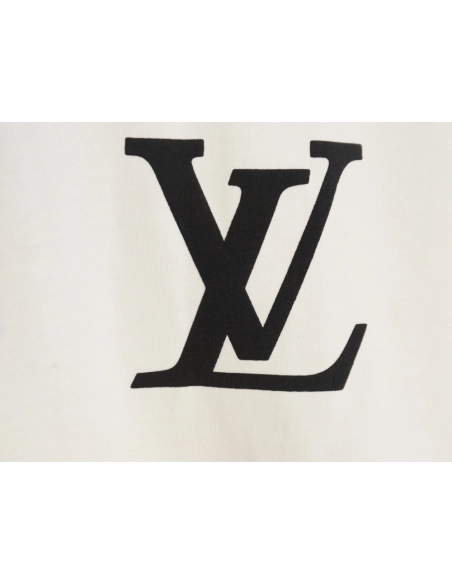 Louis Vuitton Back Checkerboard Short Sleeve T-Shirt,Louis Vuitton