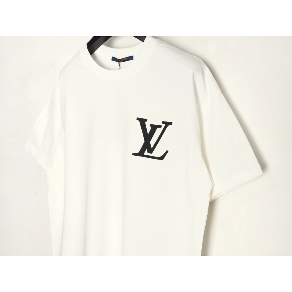 Louis Vuitton Back Checkerboard Short Sleeve T-Shirt,Louis Vuitton