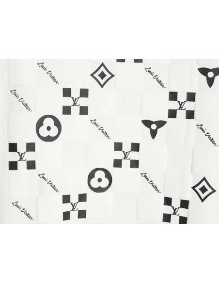 Louis Vuitton Back Checkerboard Short Sleeve T-Shirt,Louis Vuitton