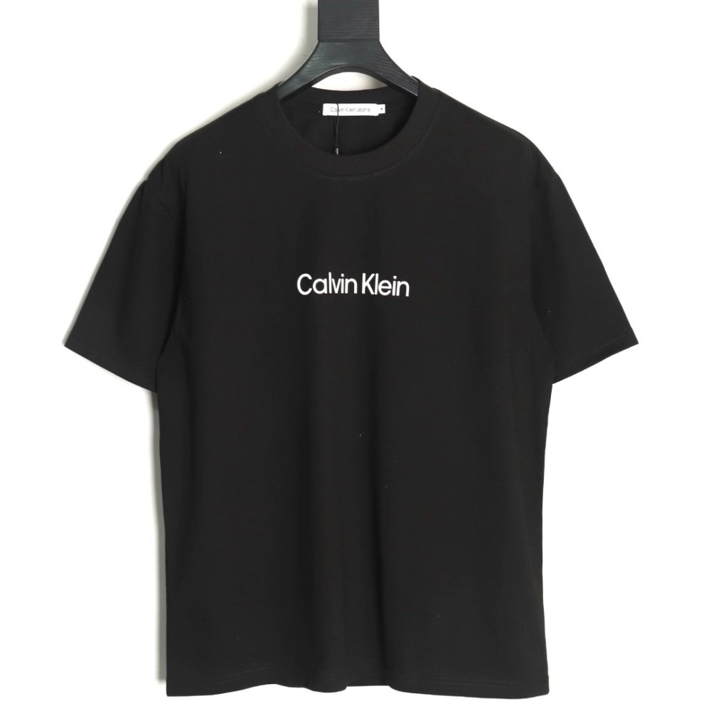 Calvin Klein logo silicone print short sleeves TSK1,Calvin Klein