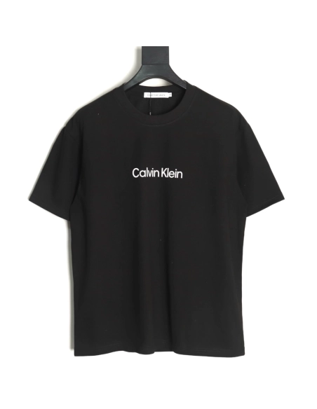 Calvin Klein logo silicone print short sleeves TSK1,Calvin Klein