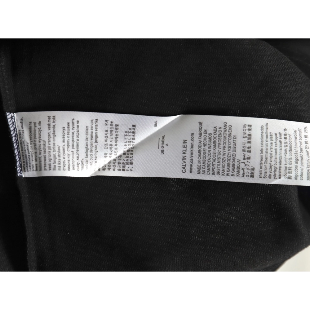 Calvin Klein logo silicone print short sleeves TSK1,Calvin Klein