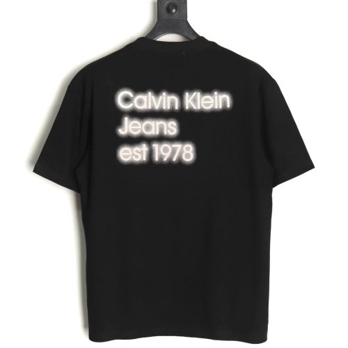 Calvin Klein small embroidery back print short sleeves TSK1,Calvin Klein