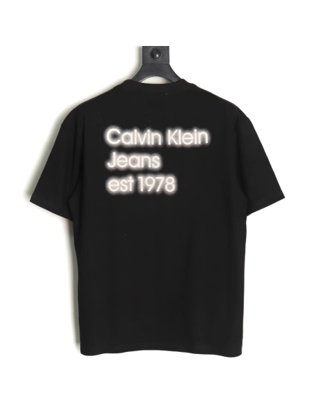 Calvin Klein small embroidery back print short sleeves TSK1,Calvin Klein