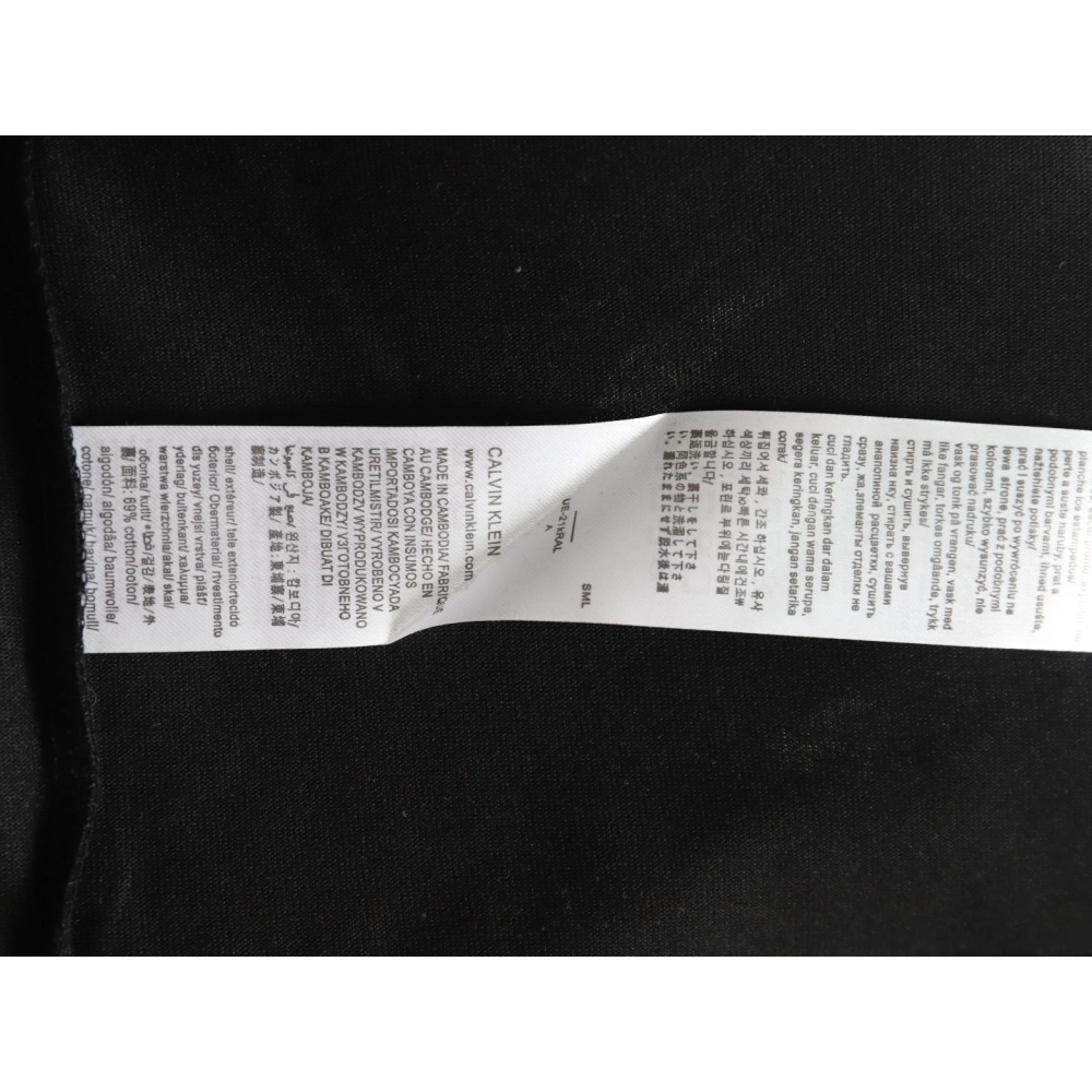 Calvin Klein small embroidery back print short sleeves TSK1,Calvin Klein