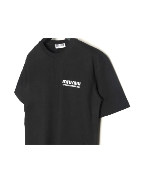 Miu Miu letter logo short sleeve T-shirt TSK1,Miu Miu
