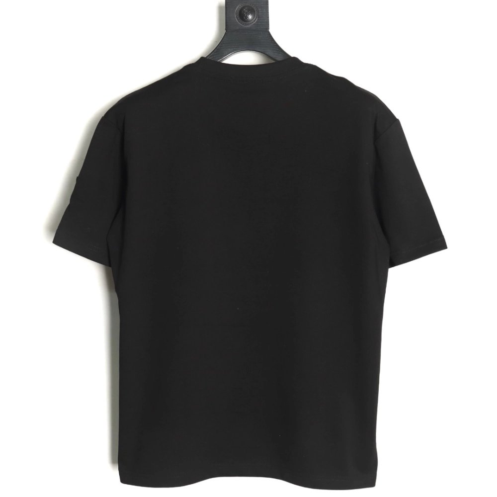 Moncler pixel blurred logo print short sleeves TSK1,Moncler