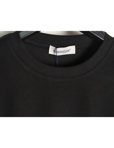 Moncler pixel blurred logo print short sleeves TSK1,Moncler