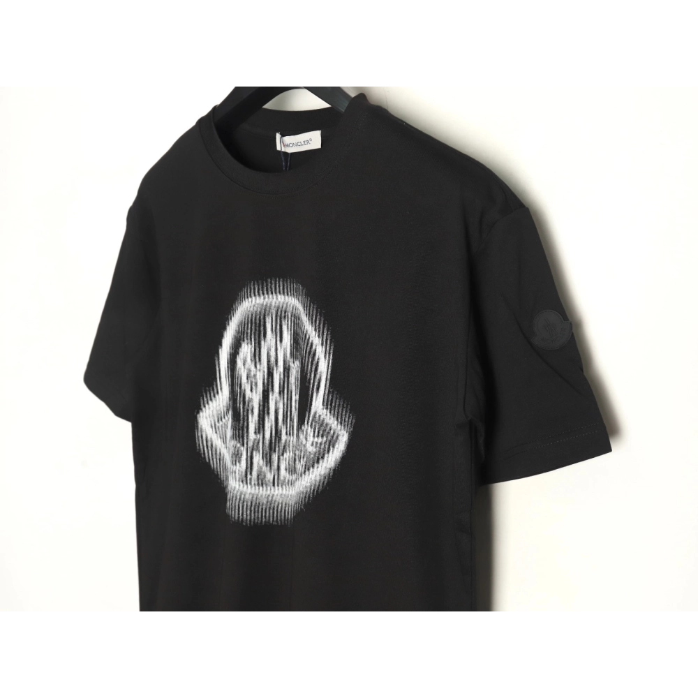 Moncler pixel blurred logo print short sleeves TSK1,Moncler