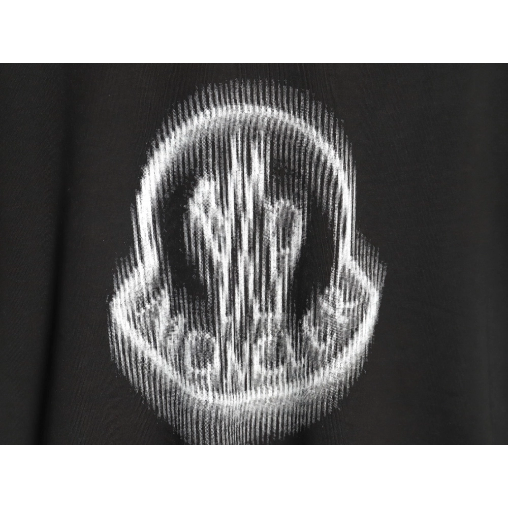 Moncler pixel blurred logo print short sleeves TSK1,Moncler