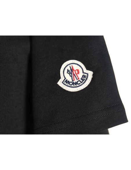 Moncler chest embossed logo print short sleeves TSK1,Moncler