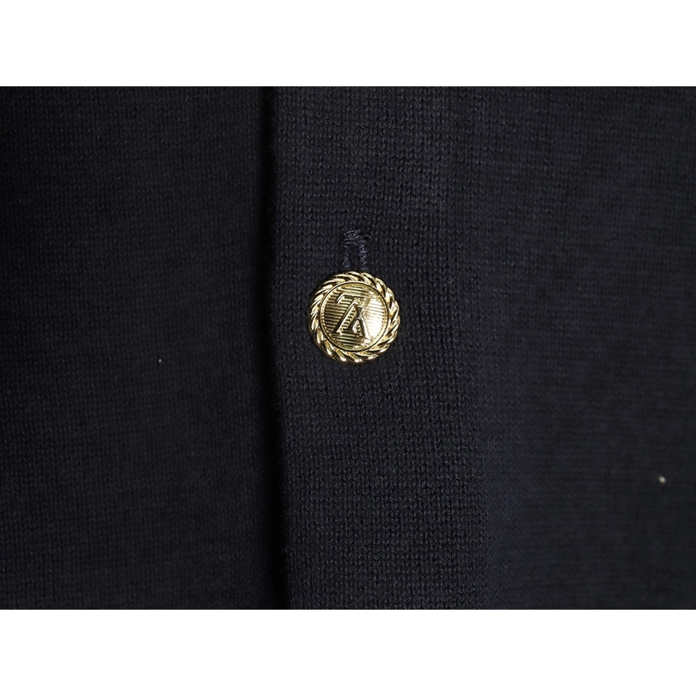 Louis Vuitton Americas Cup Collection Gold Button Knitted Polo Short Sleeve,Louis Vuitton