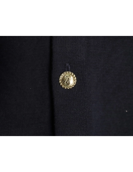 Louis Vuitton Americas Cup Collection Gold Button Knitted Polo Short Sleeve,Louis Vuitton