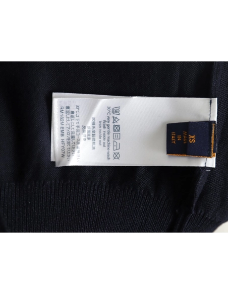 Louis Vuitton Americas Cup Collection Gold Button Knitted Polo Short Sleeve,Louis Vuitton