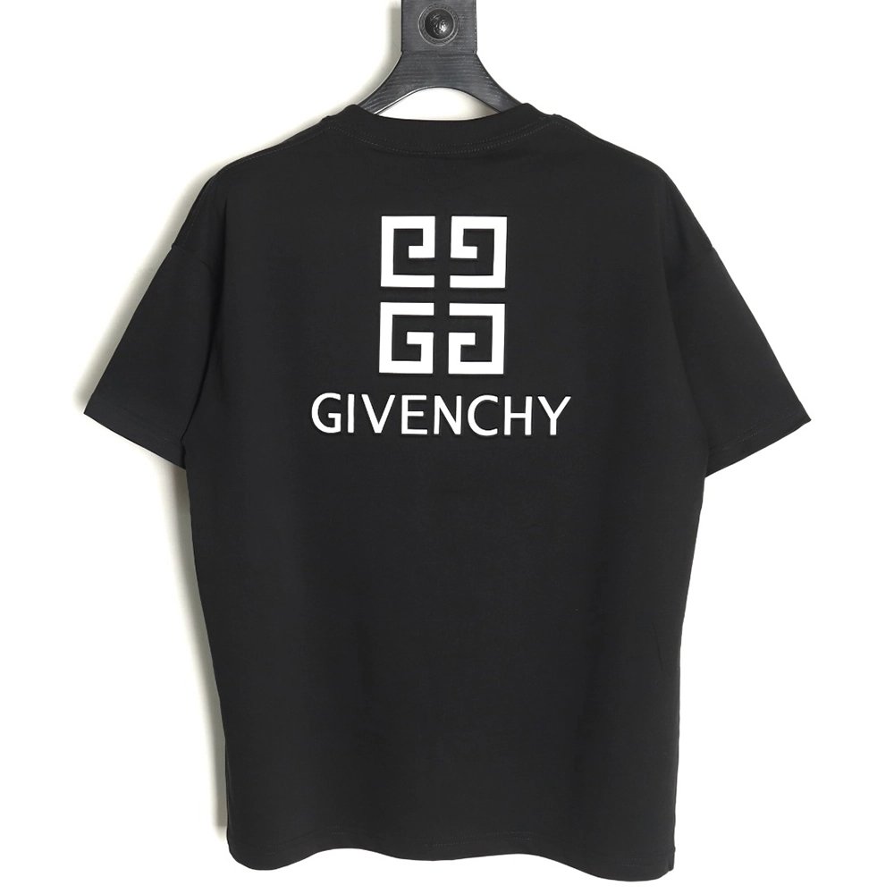 Givenchy four-square letter 3D printed short-sleeved T-shirt TSK1,Givenchy