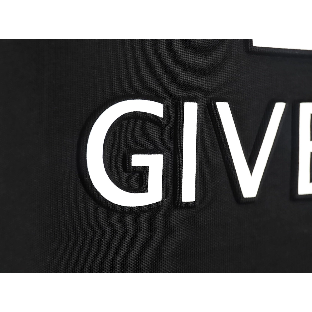 Givenchy four-square letter 3D printed short-sleeved T-shirt TSK1,Givenchy