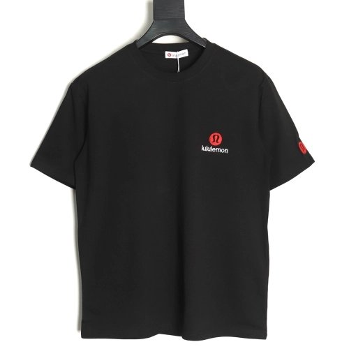 Lulu Lemon Lettering Logo Embroidered Short Sleeve TSK1,Lululemon