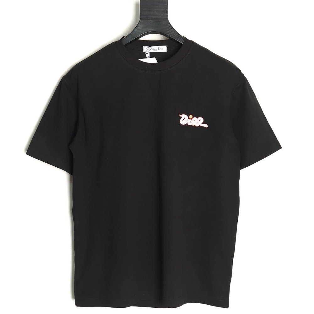 Dior Year of the Snake Limited Edition Embroidered Short Sleeve TSK1,Dior