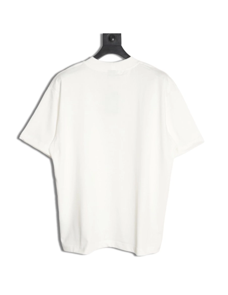 Balenciaga collar double B embroidered logo round neck short-sleeved T-shirt,Balenciaga