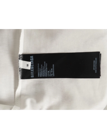 Balenciaga collar double B embroidered logo round neck short-sleeved T-shirt,Balenciaga